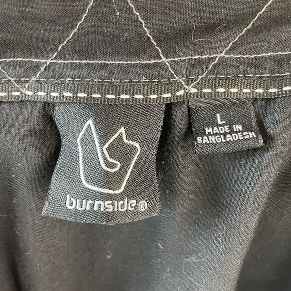 Burnside Button Down Flannel Shirt Size L EUC - Picture 8 of 9